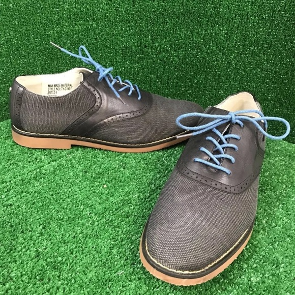 Tony’s Other - Tony Shoes Men’s Saddleback Gray Blue Lace Up 8.5M